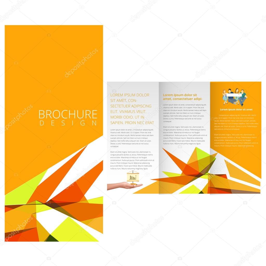 Colorful brochure