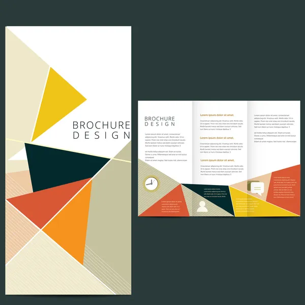Vector brochure lay-out — Stockvector