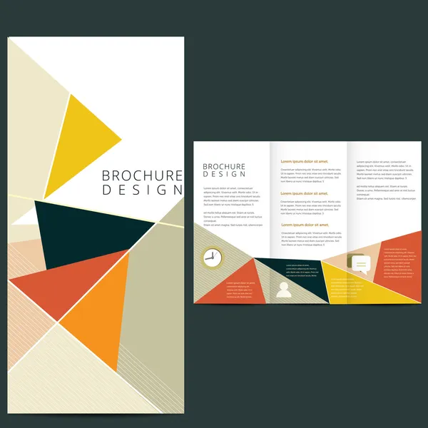 Disposition de la brochure vectorielle — Image vectorielle