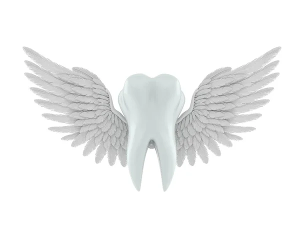 Tooth Angel Wings — 스톡 사진