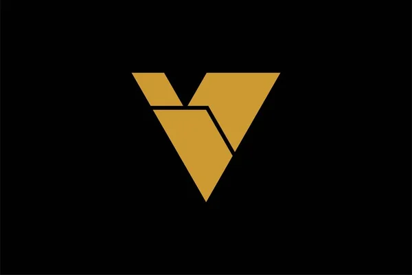 Carta Logo Diseño Vector Monograma Esquema Logotipo Símbolo — Archivo Imágenes Vectoriales