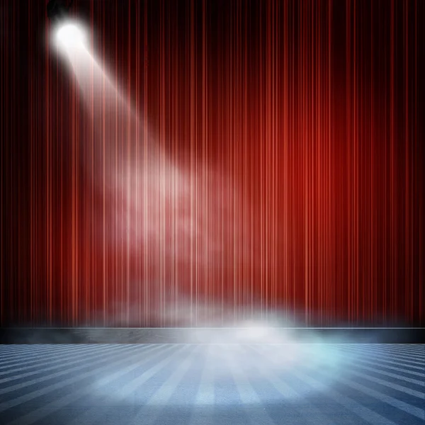 Background in show. Interior shined with a projector — Stock Photo, Image