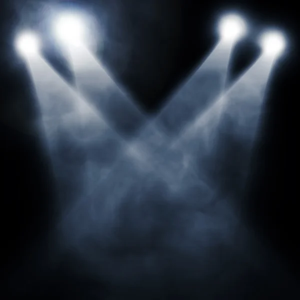 Spot smog zemin üzerine mavi