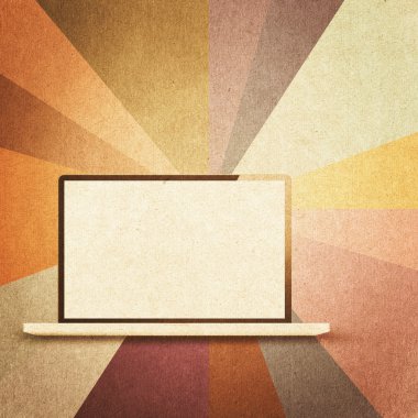 Retro yüksek teknoloji arka plan