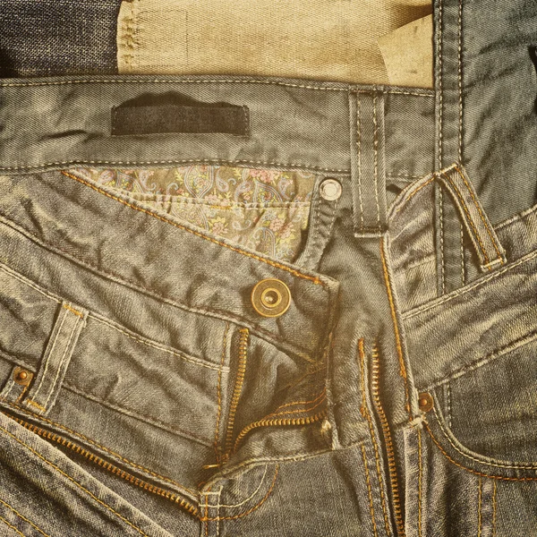 Abstrakt grunge jeans bakgrund — Stockfoto