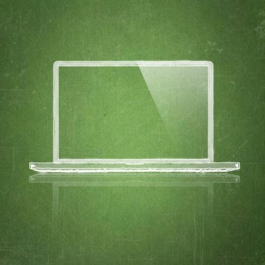 okul yazı tahtası Tablet PC'de kroki