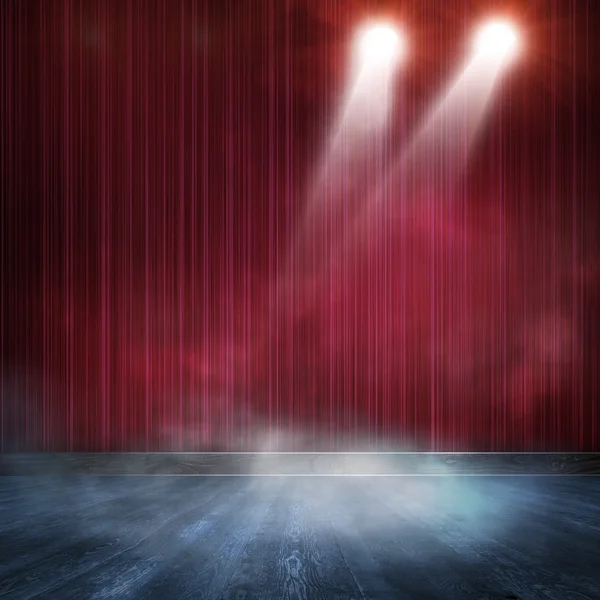 Roter Hintergrund in der Show. — Stockfoto