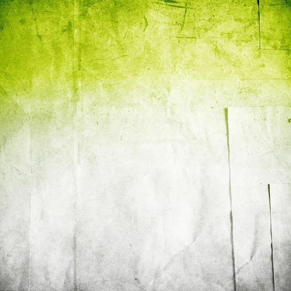 绿色和灰色 grunge 纸张纹理 — 图库照片