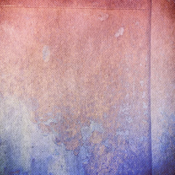 Texture papier grunge rose et bleu, fond vintage — Photo