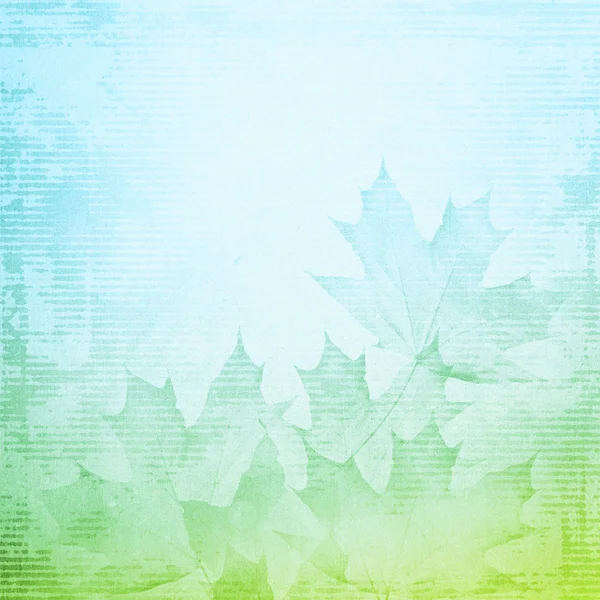 Textura colorida de papel grunge con hojas — Foto de Stock