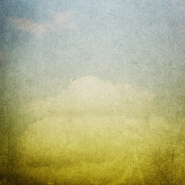 Texture du ciel gris bleu et jaune — Photo