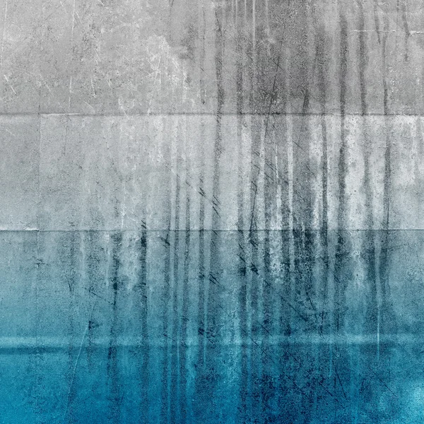 Синий гранж повредил текстуру стены — стоковое фото