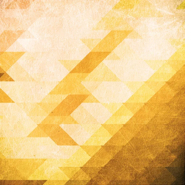 Gelbe Mosaik Grunge Papier Textur — Stockfoto