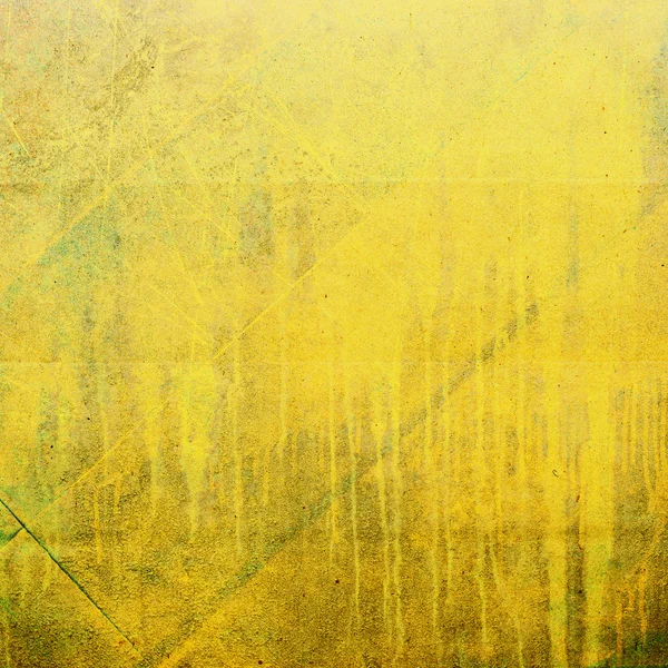 Yellow grunge paper texture — Stock Photo, Image