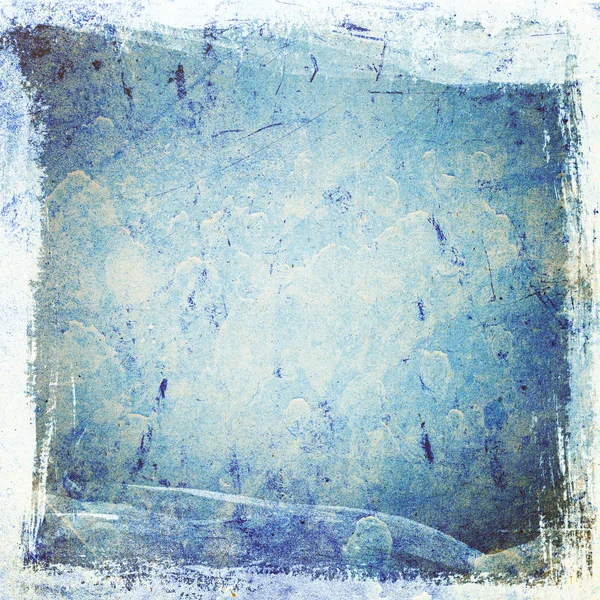 Textura de papel grunge azul — Foto de Stock