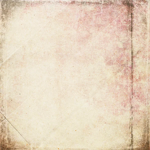 Textura de papel grunge rosa, fondo vintage — Foto de Stock