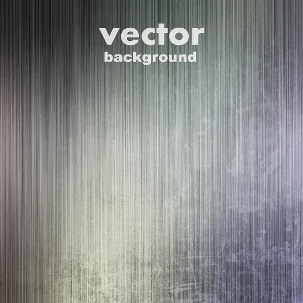 Brushed metal background — Stock Vector