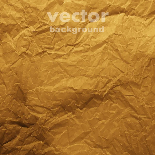 Orange wrinkled vector background — Stock Vector