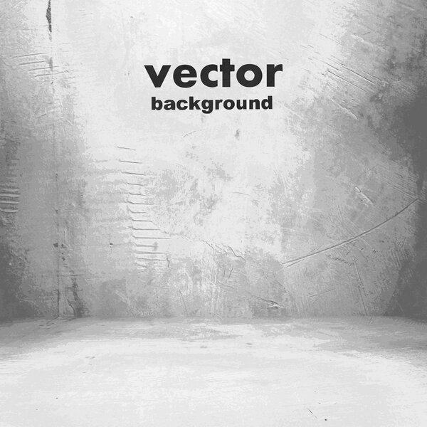 Fondo de vector de pared gris — Vector de stock