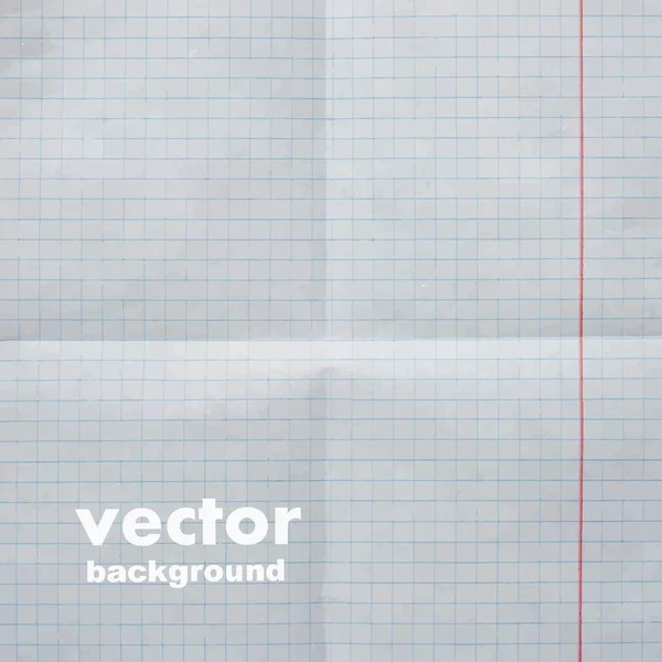 Texture du papier scolaire — Image vectorielle
