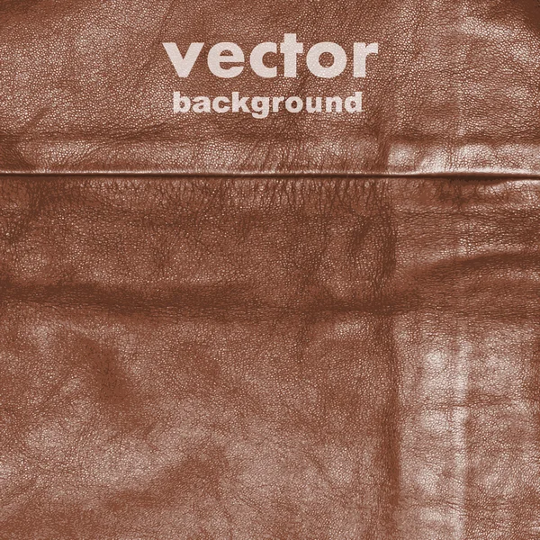 Fundo de vetor de couro — Vetor de Stock