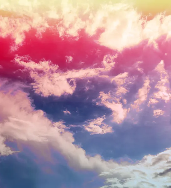 Bunte Wolken Hintergrund — Stockfoto