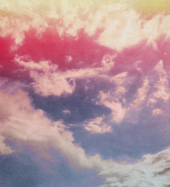 Kolorowe chmury tło — Zdjęcie stockowe
