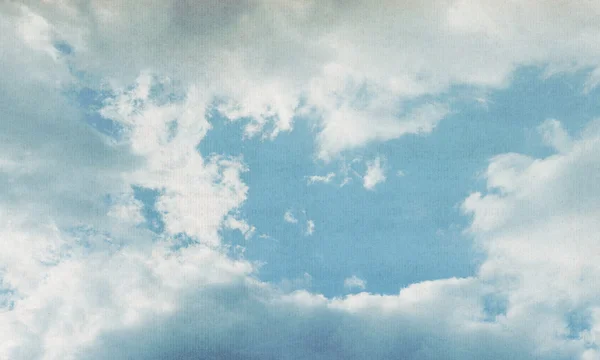 蓝云背景 — 图库照片