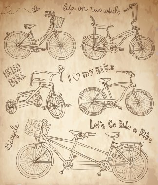 Vintage Bisiklet seti
