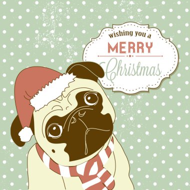 sevimli küçük gog santa hat