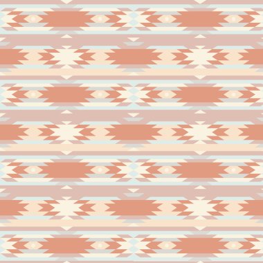 Aztek tarzı kesintisiz geometrik desen