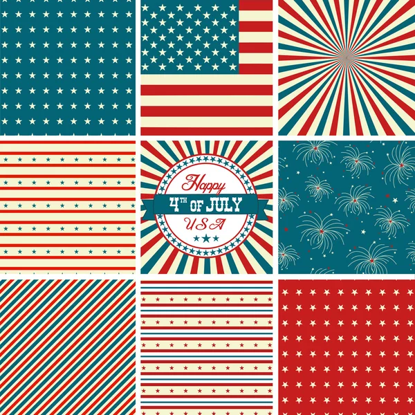 Fondos de Estados Unidos — Vector de stock