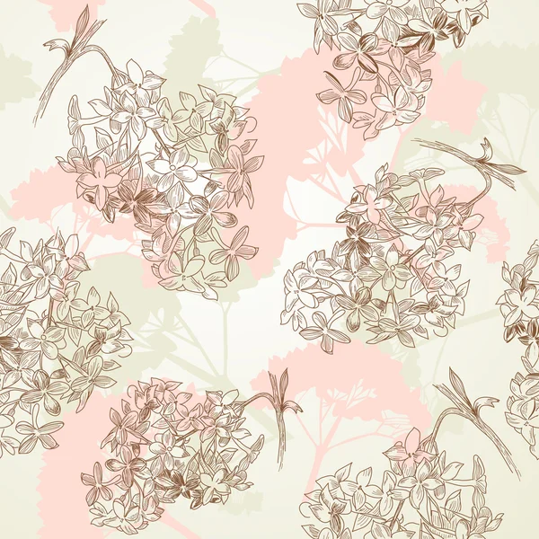 Vintage floral pattern — Stock Vector