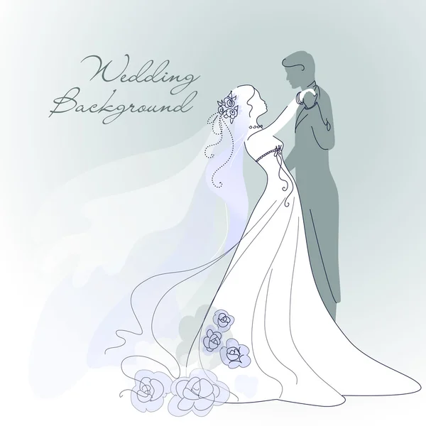 Düğün Arkaplanı — Stok Vektör