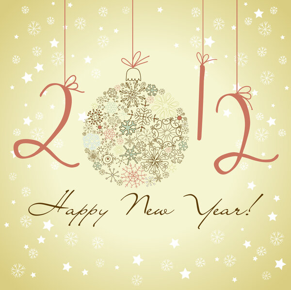 Happy New Year background.