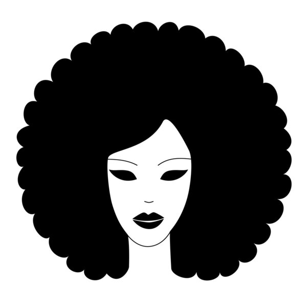 Afro woman