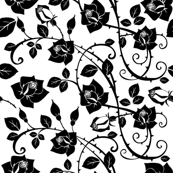 Bagout rose floral — Image vectorielle