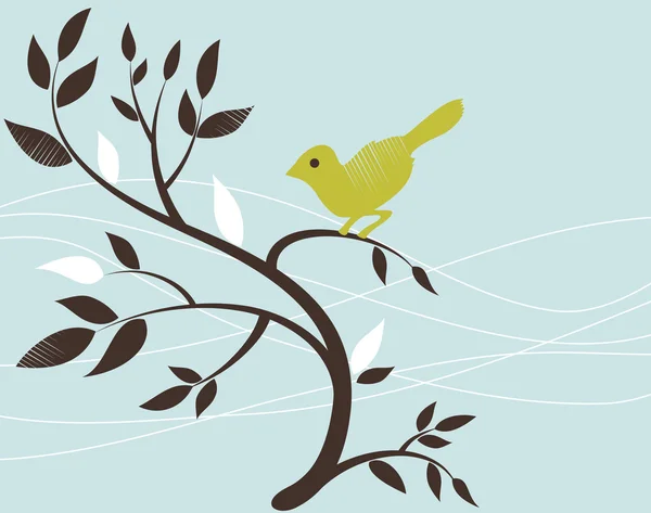 Lente vogels — Stockvector