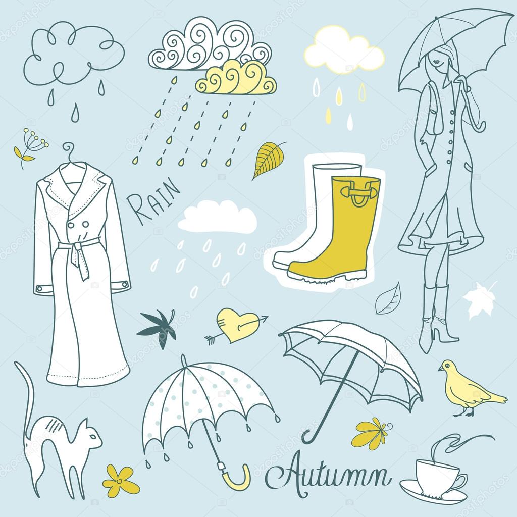 Discover 158+ rainy season clothes drawing best - seven.edu.vn
