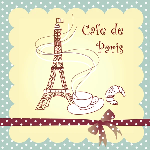 Café de pari — Stock vektor