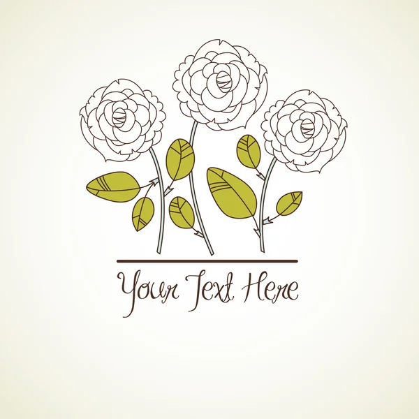 Fundo flor — Vetor de Stock