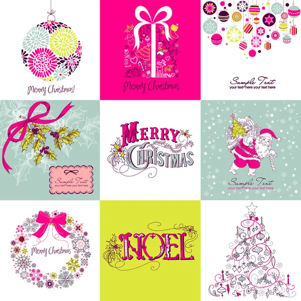 Christmas Backgrounds — Stock Vector