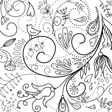 Çiçekli tebrik kartı.