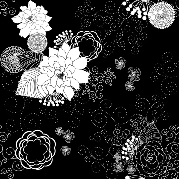 Fondo floral — Archivo Imágenes Vectoriales