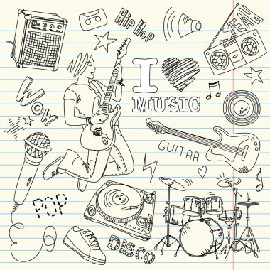 müzik doodles