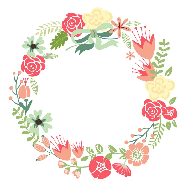 Floral Frame — Stock Vector