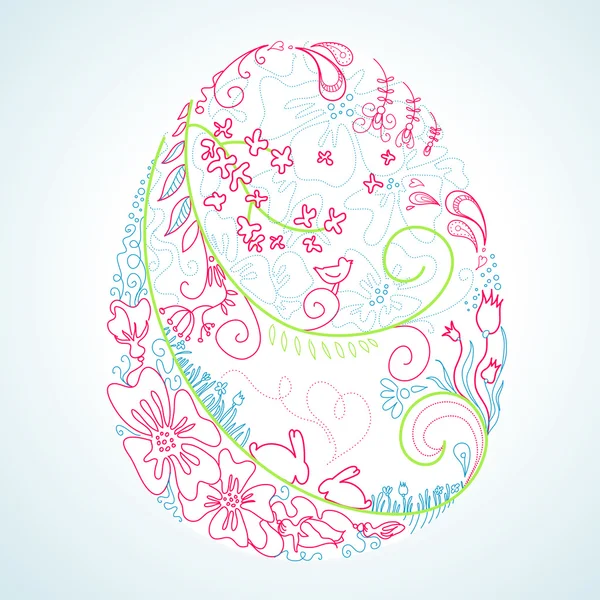 Easter egg — Stock Vector