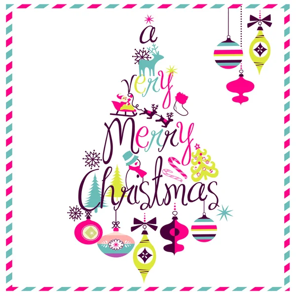 Neşeli Noel ağacı