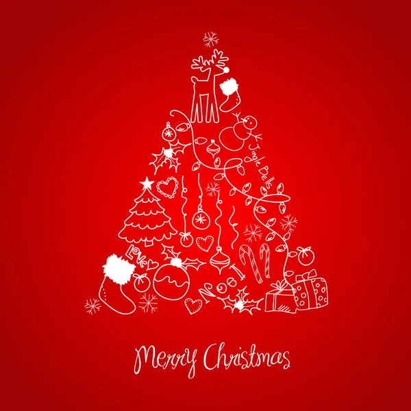 Christmas tree — Stock Illustration Christmas tree Stock Vector