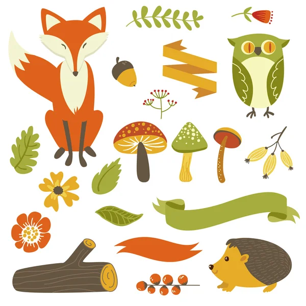 Autumn forest — Stock Illustration Autumn forest Stock Vector